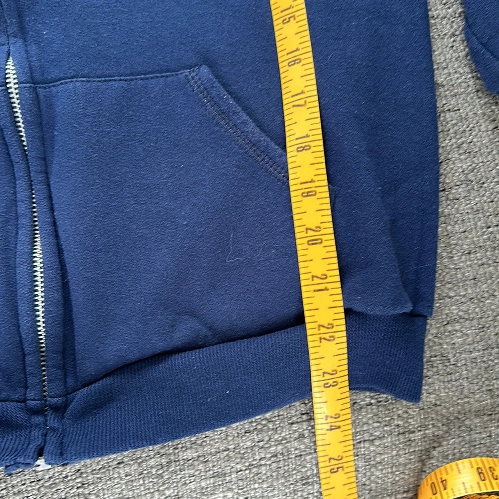 Jerzees Boys Navy Full Zip Hooded Sweatshirt Size 16